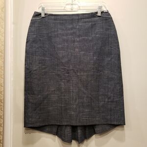 Sz 6 Phoebe Denim Dovetail Chambray Skirt